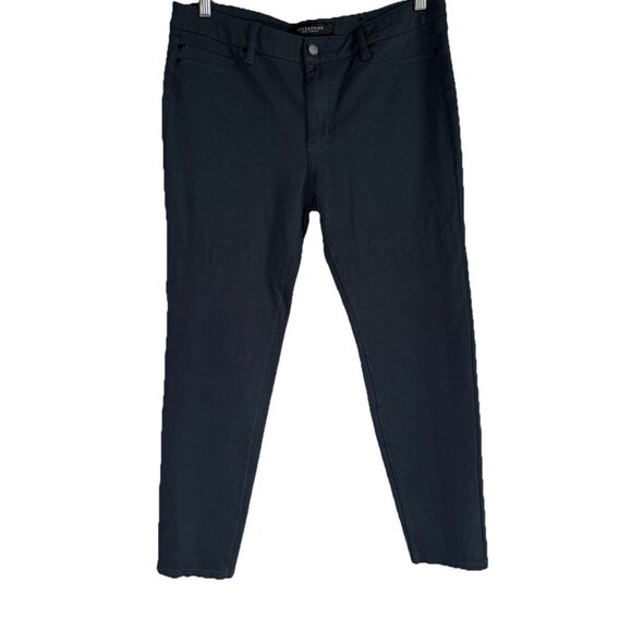 Liverpool Jeans CO Women’s Size 12/31 Knit Leggings Pants Navy Stretch Pockets - Picture 1 of 10